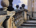 Las escaleras de la Iglesia de SS Domenico e Siste en Roma John Singer Sargent